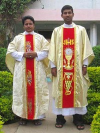 Fr George Mathew and Fr Livin