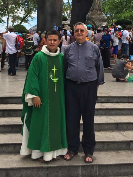 Fr Gaspar with Fr Xavier Le Van Cuong