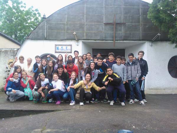 Youth in mission at Tacuarembó (Uruguay)
