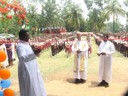 Inauguration of a new section of the school building in Hojai