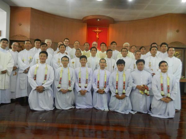 Feast of St. Michael and celebration of the first vows