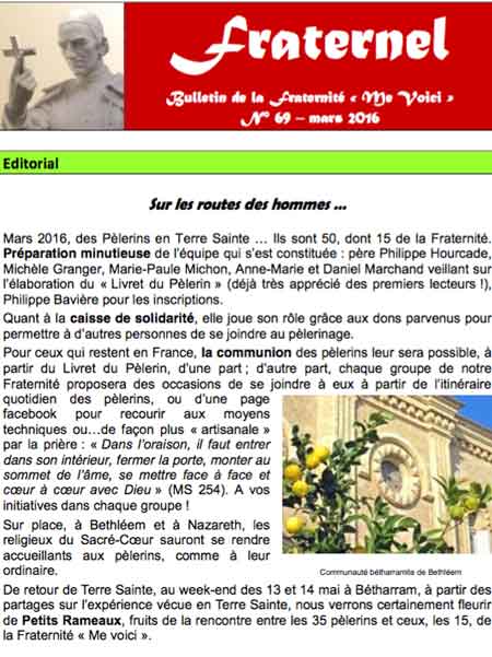 Fraternel n. 69 - March 2016