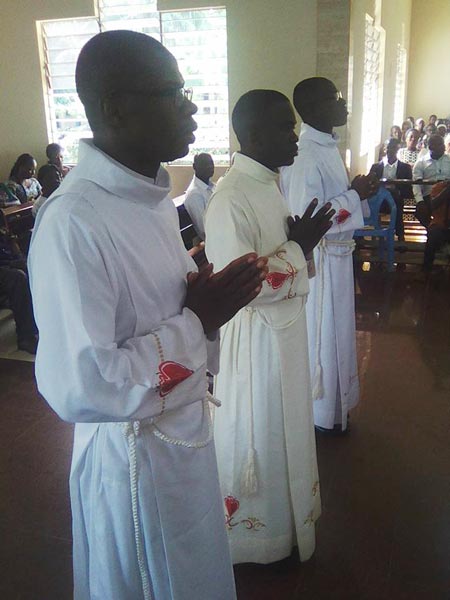 Newly-ordained Deacons in Ivory Coast
