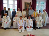 SCJ religious on retreat