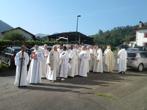 St Michael Garicoits’ feast in his native village, Ibarre