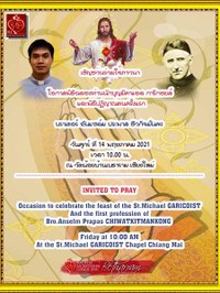 A special celebration of the feast of St. Michael Garicoïts in Thailand