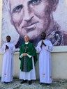 Fr Gustavo instituted acolytes Br Aurélien Kouamé SCJ and Br Solomon Bandama SCJ