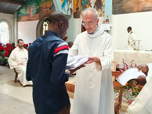 First profession of Br. Aymar SCJ