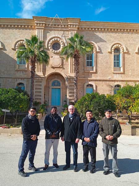 Fr. Gustavo visits the religious of the Holy Land