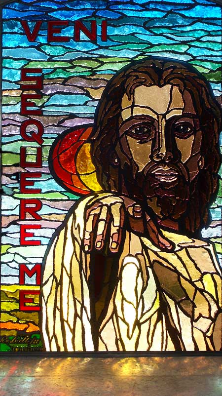 Stained-glass by Rev. Fr. Francesco Radaelli scj