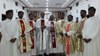 Our missionaries working in the North-East surrounding the bishop of Guwahati (from the left: Br. Sharat, Fr. Jesuraj, Fr. Jestin, Fr. Vipin, Fr. Daniel. Fr. Arul, Fr. Pascal and  Br. Pakyaraj)