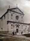 San Juan Bautista Church in Buenos Aires, before the restoration of the facade and how Fr Sardoy saw it