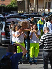 las reliquias de Santa Teresa del Niño Jesús en Montemurlo