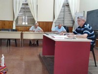 Los religiosos del Vicariato de Argentina-Uruguay haciendo retiro