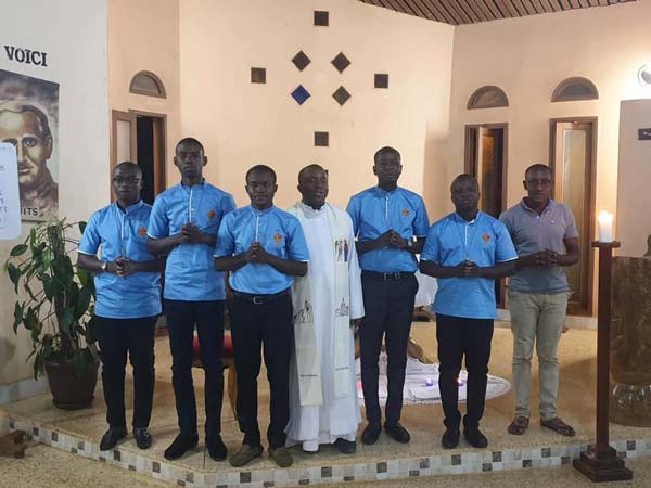Inicio del noviciado de Vicariato en Costa de Marfil
