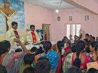 Fiesta de la Natividad de la Virgen María en la misión de Bidar