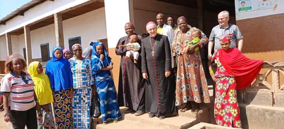 Visita del cardenal de Bangui a la diócesis de Bouar