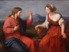 Jesús y la Samaritana al pozo de Jacob  por Angelika Kauffmann (München, Neue Pinakothek)