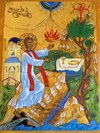 Icono de San Michele Garicoïts  pintado por el Philippe Hourcade scj