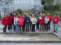 Groupe de pibracais en pèlerinage