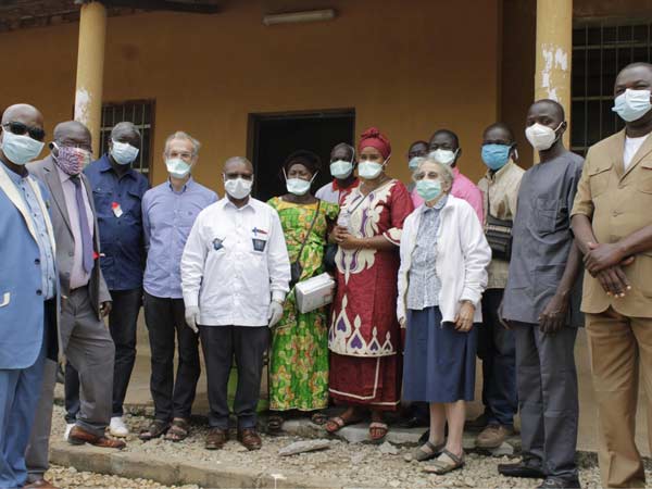 Le Ministre de la Santé Publique du Gouvernement Centrafricain visite le centre « St-Michel » à Bouar