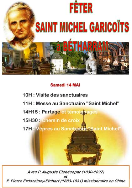 Le Vicariat de France Espagne se prépare à vivre la fête de notre Père Saint Michel Garicoïts