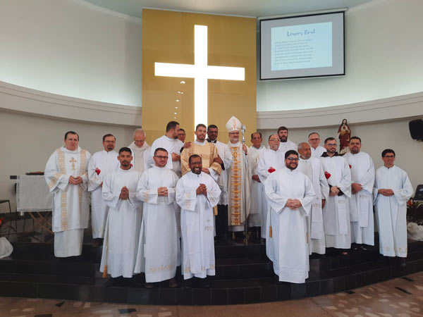 Ordination diaconale du F. Thiago Gordiano Sampaio scj