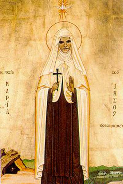 Sainte Mariam de Jésus Cricifié