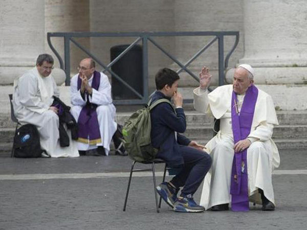 Un message de l'évêque de Rome