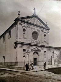 Eglise San Juan Bautista de Buenos Aires, ci-dessus avant le remaniement de la façade et telle que l’a connue  le P. Sardoy scj