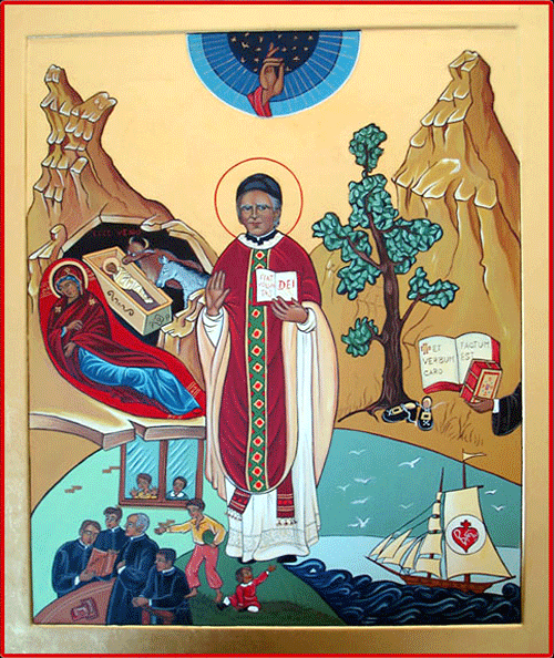 icon made by Fr Giancarlo Monzani (2008)