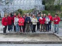 Un gruppo di parrocchiani di Pibrac in pellegrinaggio sulle orme di San Michele Garicoïts